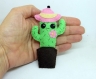 Décorations cactus kawaii, madame cactus, en feutrine, fait main, cadeau anniversaire pour elle
