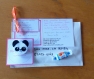 Broche panda, kawaii, en feutrine, fait main, cadeau d'anniversaire 