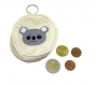 Porte monnaie koala, mignon, en coton, et feutrine, pour enfants, cadeau anniversaire