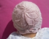 Layette tricotée main pour bébé prema/naissance. 