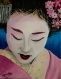 Geisha#23...abnégation (peinture acrylique)
