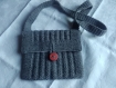 Pochette tricotée main 100% acrylique