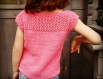 Pull sans manches 4/5ans rose