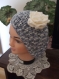 Bonnet slouchy :beret : modele unique fait au crochet 