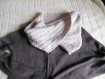 Snood tricot femme, écharpe circulaire tricot femme, col tricot femme