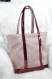 Cabas style vanessa bruno, cabas toile de coton rose, sac sequins roses indienne, cabas cours, grand cabas cours, sac à main rose