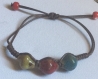 Bracelet céramiques ( vert, rouge, jaune )