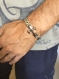 Bracelet homme croix acier 