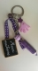 Porte clé crayon violet ardoise et main cadeau fin d'année scolaire 