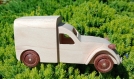 	 2cv citroen en bois, camionnette, roulante