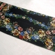 Foulard & perles ref. 067 - motif fleuri