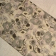 Foulard & perles ref. 150 - motif fleuri