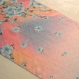 Foulard & perles ref. 170 - motif fleuri pastel