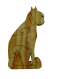 Puzzle sphinx: chat en bois