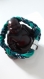 Un bracelet en paracorde de 3couleurs avec un fermoir magnétique en métal argenté 