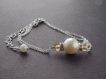 Bracelet pearl crystal bridesmaid bracelet  bridesmaid jewelry bridesmaid gift crystal jewelry wedding jewelry  minimalist simple jewelry