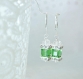 Emerald green crystal earrings st patricks day gift for her bridesmaid earrings wedding gift mom mothers day crystal drop earrings bridal