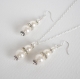 Ivory pearl earrings bridal pearl drop earrings wedding pearl earrings wedding jewelry white pearl dangle earrings classic pearl jewellery
