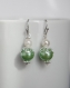 Green pearl earrings green bridesmaid jewelry olive green wedding jewelry green bridesmaid jewelry mint green pearl earrings silver filigree