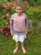 T-shirt - fille - vieux rose - 8 ans