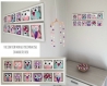 Décoration murale chambre bebe, cadeau naissance, chambre fille, rose,lila ,gris, cadeau personnalise