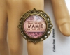 S.6.18 bijou mamie bracelet filigrane dentelle satin mamie la plus jolie dentelle bijou fantaisie bronze bracelet cabochon verre cadeau mamie cadeau fête des grands-mères (série 3)