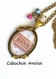 S.6.52 bijou mamie collier pendentif mamie génialissime motifs rétro vintage bijou fantaisie bronze collier cabochon verre cadeau mamie cadeau fête des grands-mères (série 1)
