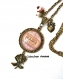 S.6.123 bijou mamie collier pendentif mamie a la folie dentelle bijou fantaisie bronze collier cabochon verre cadeau mamie cadeau fête des grands-mères (série 2)