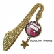 S.6.180 bijou mamie collier pendentif mamie qui déchire noir étoiles bijou fantaisie bronze collier cabochon verre cadeau mamie cadeau fête des grands-mères (série 1)