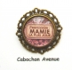 S.6.202 bijou mamie marque page mamie la plus jolie dentelle bijou fantaisie bronze marque-page cabochon verre cadeau mamie cadeau fête des grands-mères (série 3)