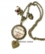 S.6.223 bijou mamie collier pendentif mamie besoin de tendresse noeud bijou fantaisie bronze collier cabochon verre cadeau mamie cadeau fête des grands-mères (série 1)