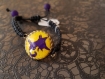 Bracelet chat violet