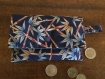 Porte-monnaie en coton imprimé motif 