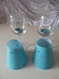 2 lampions de table lagon