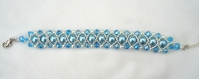 Superbe bracelet en cristal swarovski et cristal de boheme 