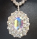 Magnifique collier avec pendentif en cristal swarovski + bo kdo 