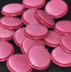 B60a1r / mercerie gros bouton plastique rose foncé 28mm vendus à l'unité