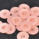 B60d1r / mercerie bouton plastique rose saumon 14mm vendus à l'unité