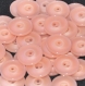 B60d3r / mercerie bouton plastique rose saumon 18mm vendus à l'unité