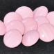 B60e1r / mercerie boutons plastique rose 15mm vendus à l'unité