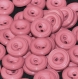 B62a2r / mercerie boutons plastique rose 17mm vendus à l'unité