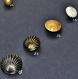 Coinderoux rare plaque échantillons mercerie 11 boutons métal vintage