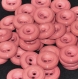 B62g3r / mercerie boutons plastique rose 20mm vendus à l'unité