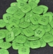 B63f2r / mercerie petits boutons carrés coloris vert 12mm vendus à l'unité