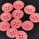 B64e1r / mercerie boutons coloris rose 14mm vendus à l'unité