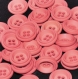 B64e2r / mercerie boutons coloris rose 18mm vendus à l'unité