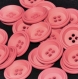 B64e4r / mercerie boutons coloris rose 26mm vendus à l'unité