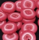 B65f2r / mercerie boutons plastique rouge 18mm vendus à l'unité