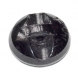 923r / bouton ancien en verre noir 13mm vendu à l'unité