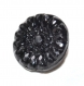 927r / bouton ancien en verre noir ou en jais 10mm vendu à l'unité